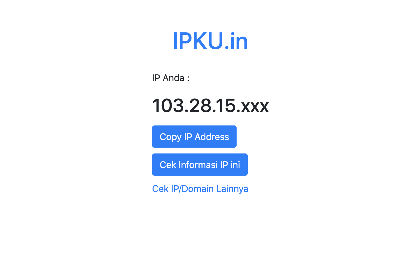 cara cek ip internet