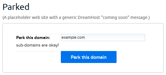 Apa Itu Parked Domain