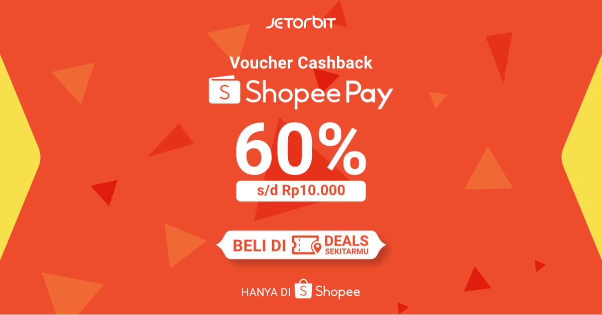 Dapatkan Voucher Cashback ShopeePay 60%