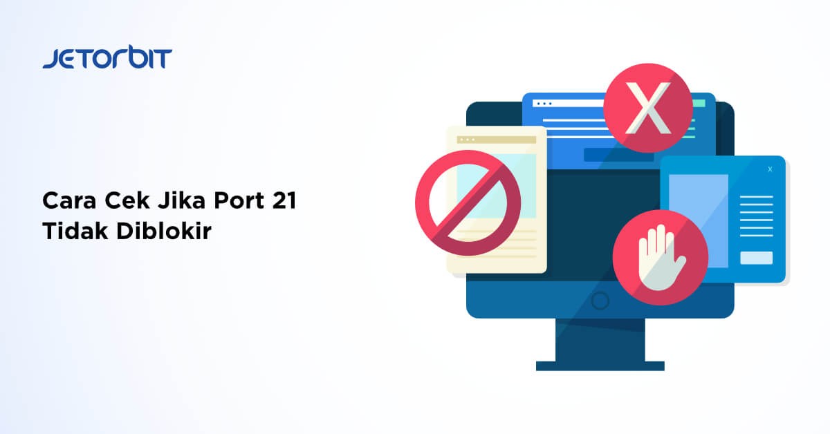 cara cek port 21 yang diblokir