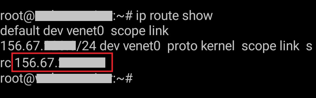 cara cek IP vps 2