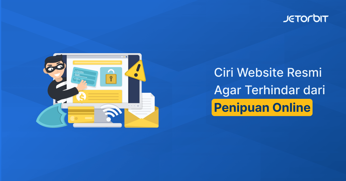 ciri website resmi