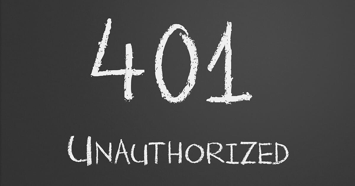 Cara Mengatasi Error 401 Unauthorized di Website