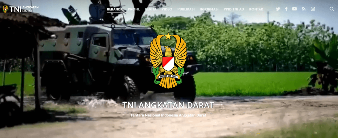 website resmi militer