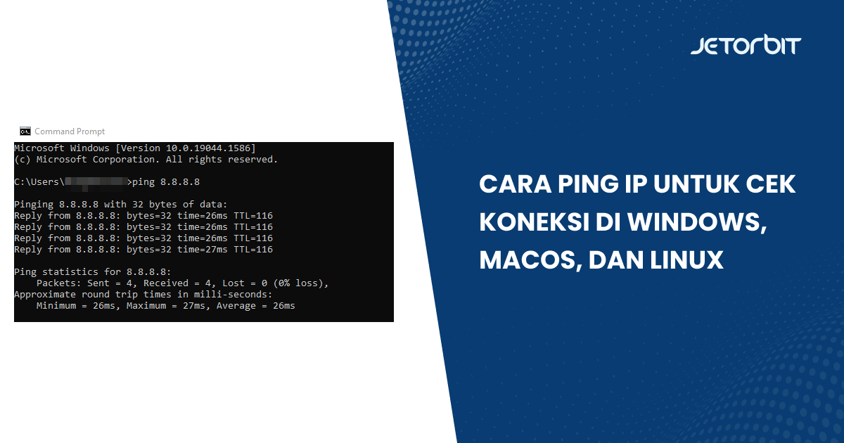 Cara Ping IP untuk Cek Koneksi di Windows, macOS, dan Linux