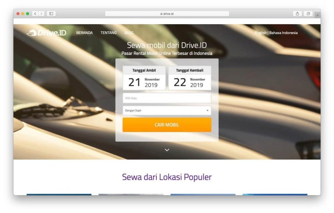rental mobil