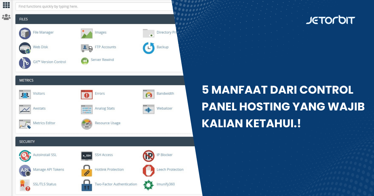 manfaat control panel hosting