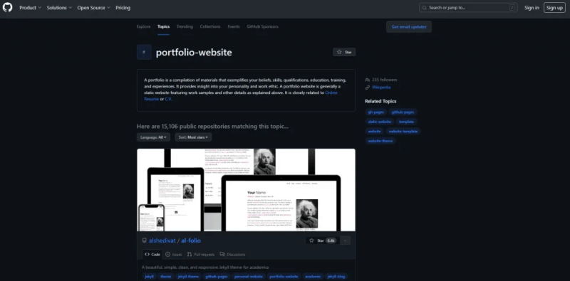 Portofolio Online Terbaik