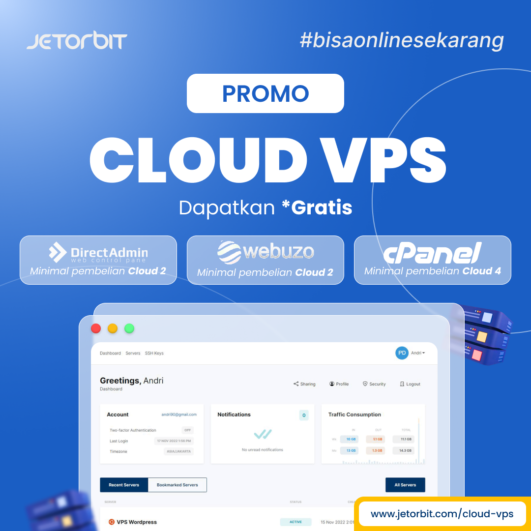 Yuk Serbu Promo Cloud VPS & Gratis Control Panel