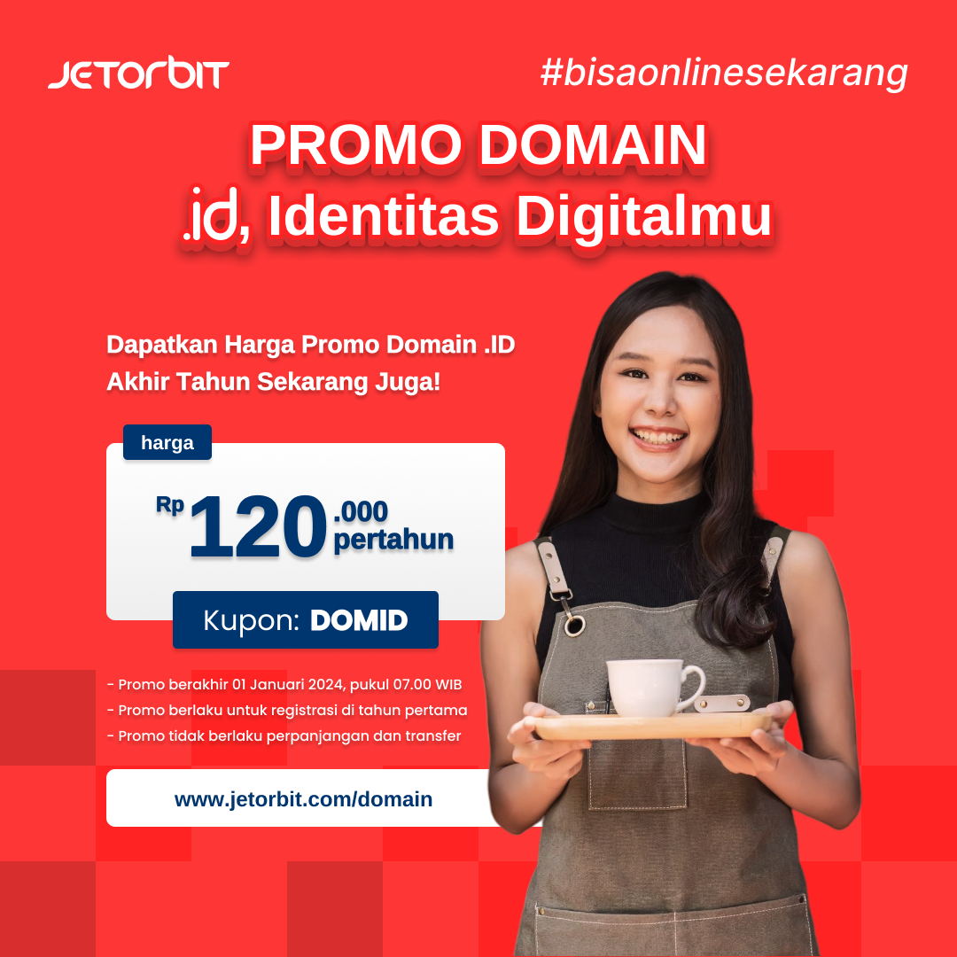 Promo Domain .id Hanya Rp120ribu/tahun