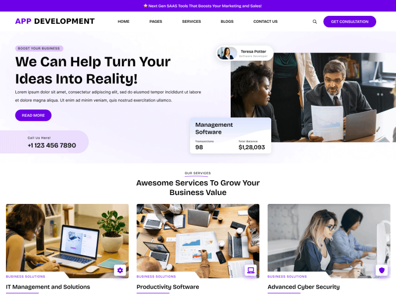 Rekomendasi Template WordPress Company Profile