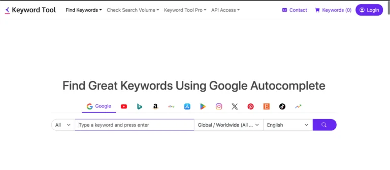 keyword tool gratis