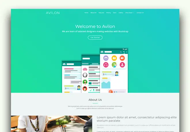 17+ Rekomendasi Template Website HTML dan CSS, Gratis.!