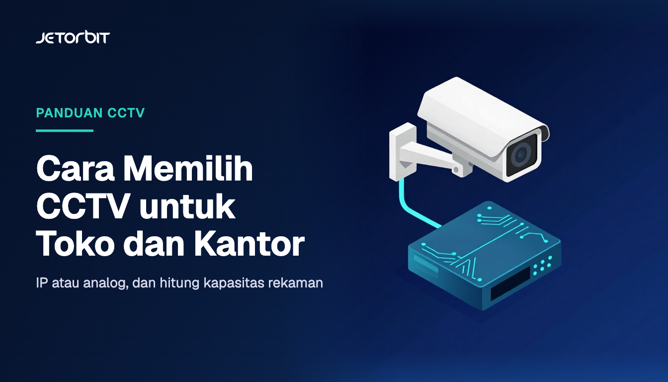 Cara Memilih CCTV untuk Toko dan Kantor: Kamera IP atau Analog dan Kapasitas Rekaman