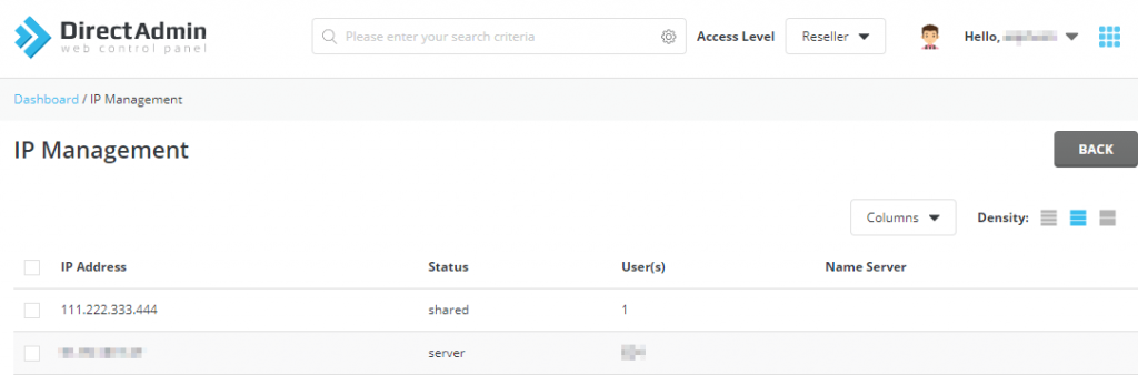 Cara Menggunakan Dedicated IP di Directadmin (Reseller) - Panduan ...