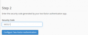 Cara Konfigurasi Two-Factor Authentication di Cpanel