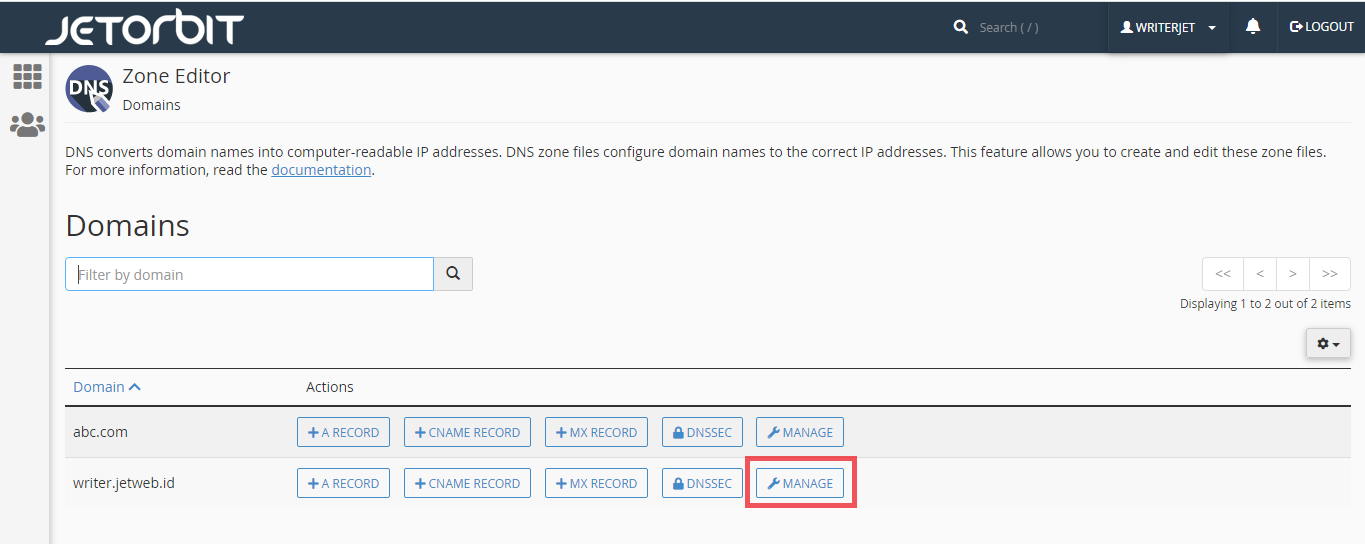 Cara Setting Menambahkan dan Mengubah DNS Record Di Cpanel