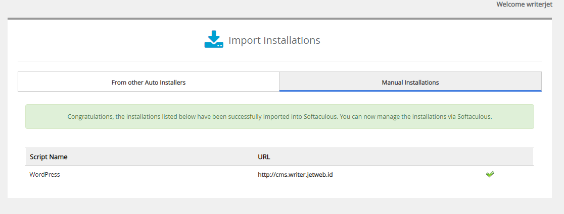 Cara Import Installasi Cms di Softaculous