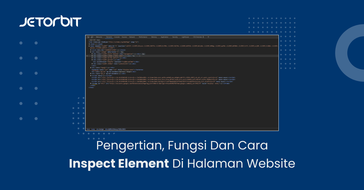 Cara Inspect Element di Halaman Website