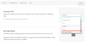 Cara Mengaktifkan Under Attack Mode di Cloudflare