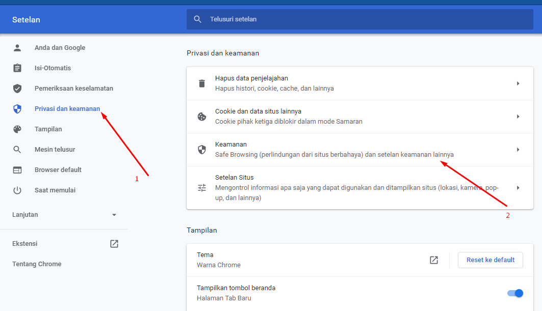 Fitur Baru DNS Chrome