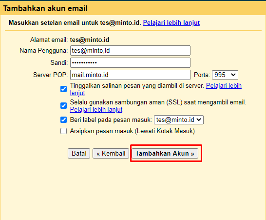 Cara Menghubungkan Email Hosting Dengan Domain Sendiri di Gmail