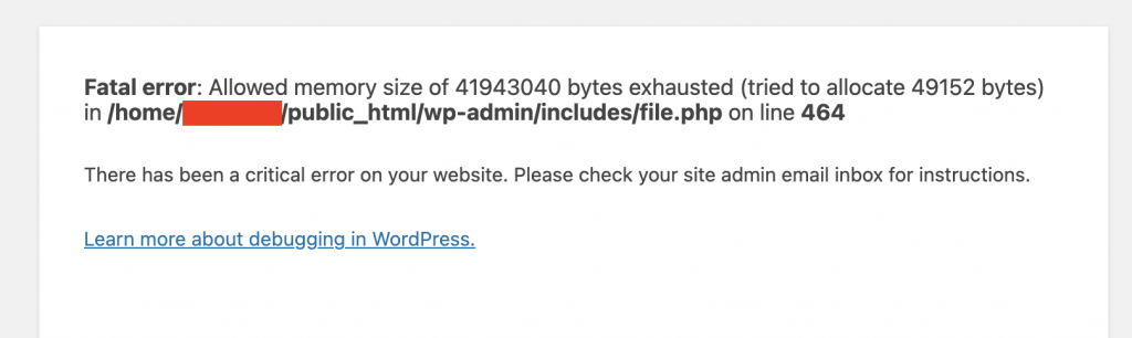 Cara Mengatasi "There has been a critical error on your website. Please check your site admin email inbox for instructions."