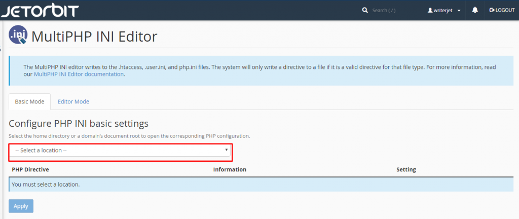 Cara Setting Memory Limit PHP di Cpanel