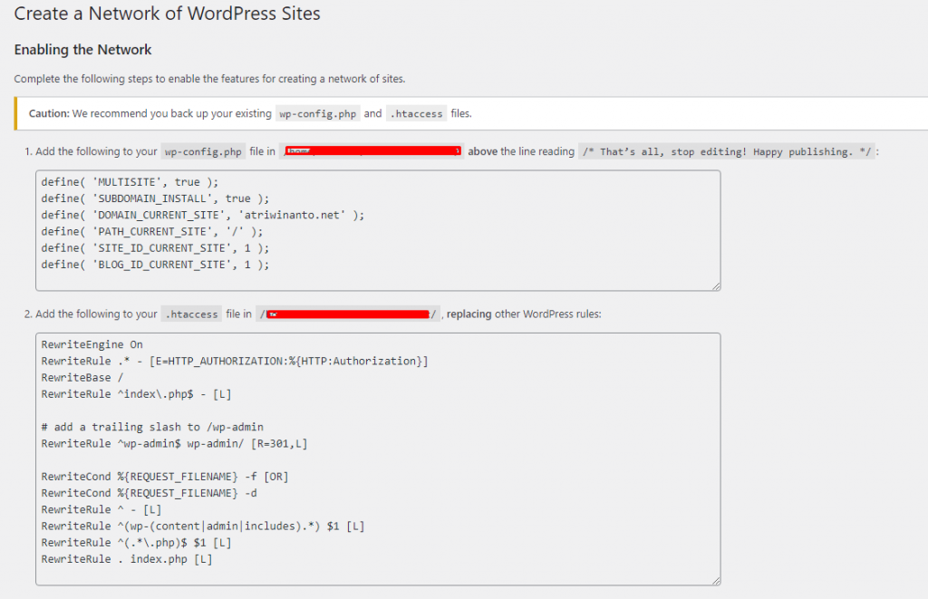 Cara Install dan Setup WordPress Multisite