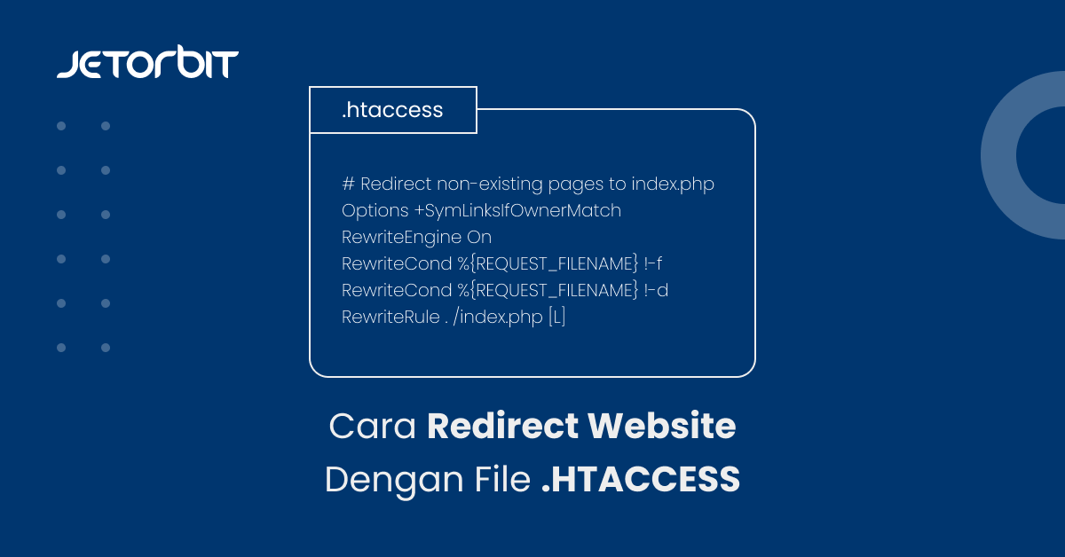 Cara Redirect Website Dengan File .HTACCESS