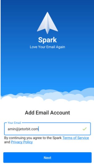 Cara Menambah Akun Email di Aplikasi Sparkmail Android