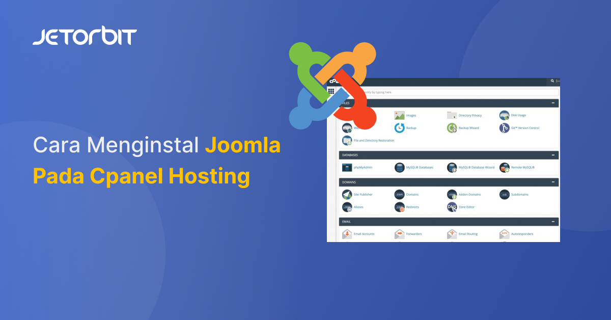 Cara Menginstal Joomla Pada Cpanel Hosting