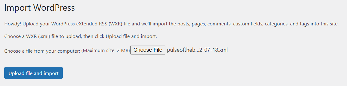 Cara Export dan Import Pada Wordpress - Panduan Hosting Jetorbit