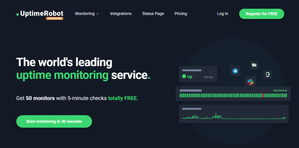 Cara Monitoring Uptime Server Web Dengan Uptime Robot