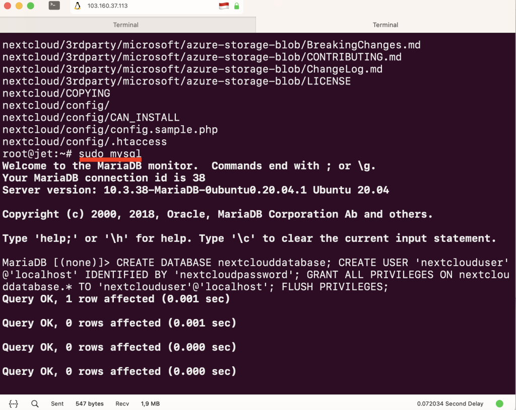 Cara Instal Nextcloud di Ubuntu 22.04