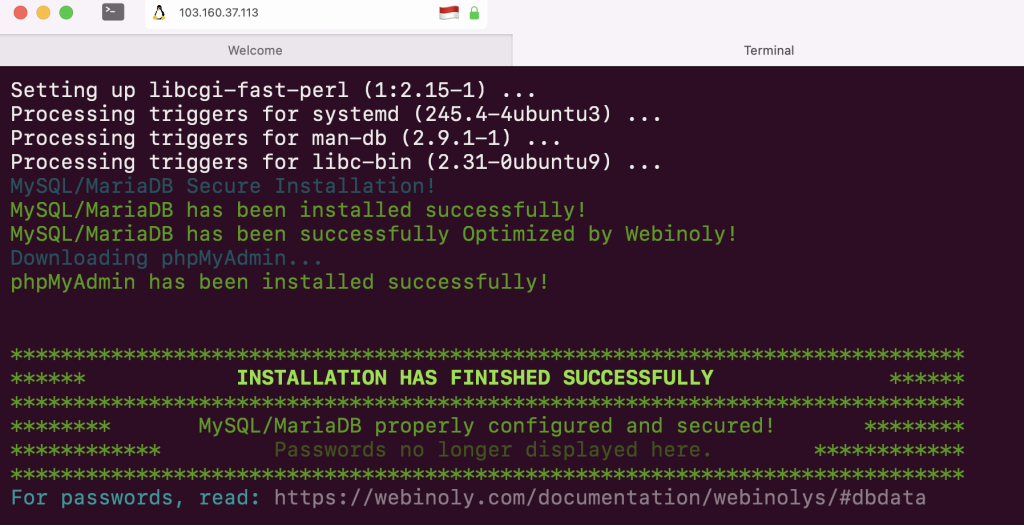 Cara Install LEMP Menggunakan Webinoly di Ubuntu dan test Instalasi WordPress