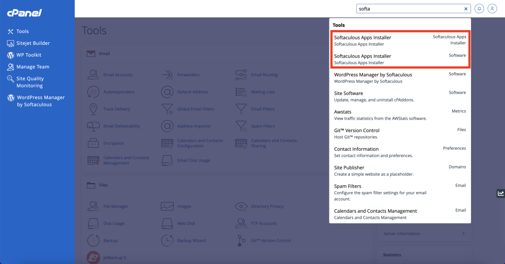 Cara Login WordPress Melalui cPanel Softaculous