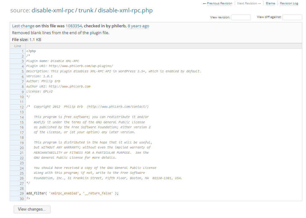 cara disable XML-RPC WordPress illustration