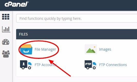 buka aplikasi file manager