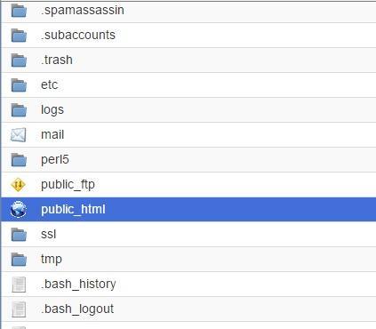 buka folder public_html