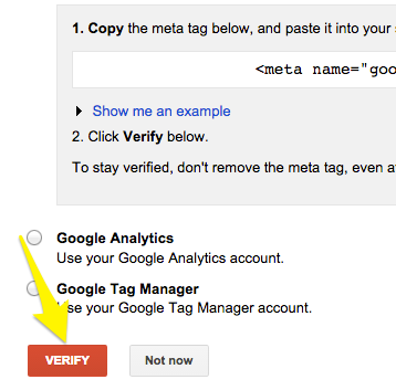 cara setting webmaster