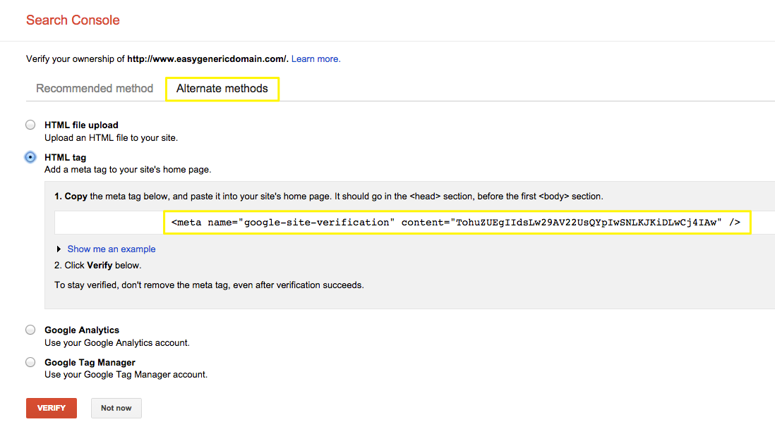cara setting webmaster