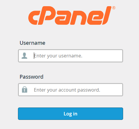 masuk ke cPanel hosting Anda